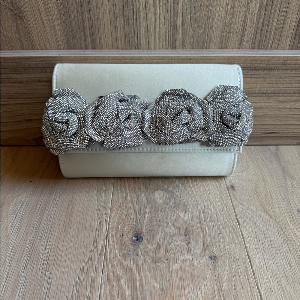 Olga Berg Stella Rosette Clutch